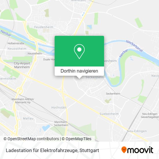 Ladestation für Elektrofahrzeuge Karte