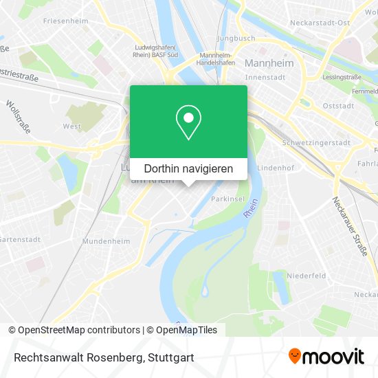 Rechtsanwalt Rosenberg Karte