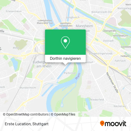 Erste Lucation Karte