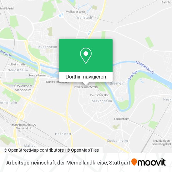 Arbeitsgemeinschaft der Memellandkreise Karte