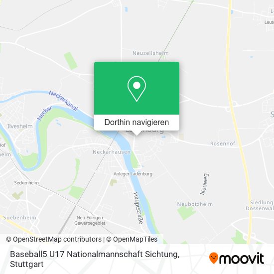 Baseball5 U17 Nationalmannschaft Sichtung Karte