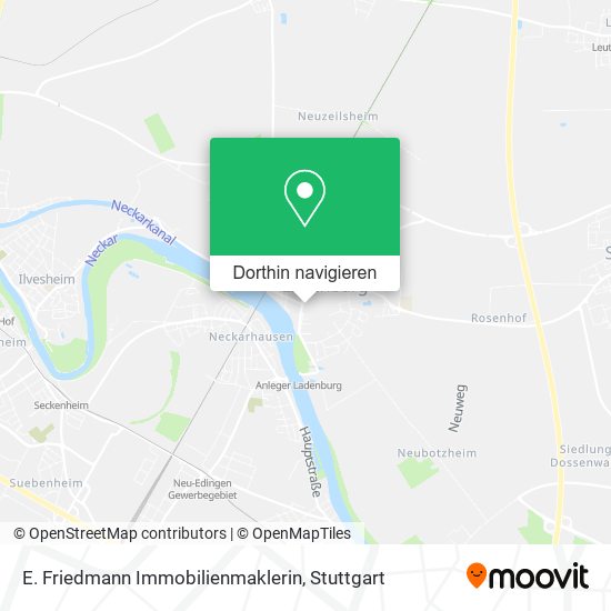 E. Friedmann Immobilienmaklerin Karte
