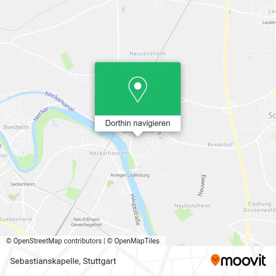 Sebastianskapelle Karte