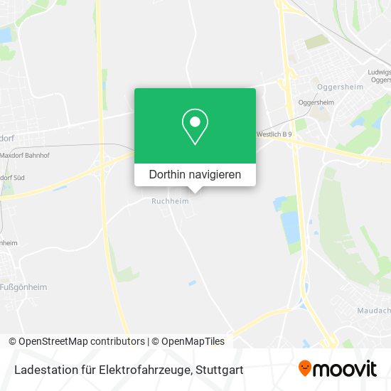 Ladestation für Elektrofahrzeuge Karte