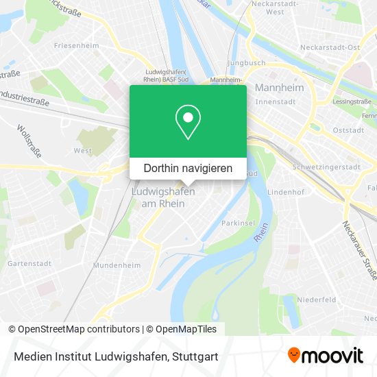 Medien Institut Ludwigshafen Karte