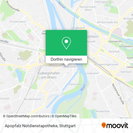 Apopfalz Notdienstapotheke Karte
