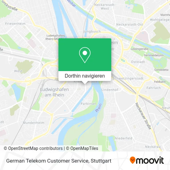 German Telekom Customer Service Karte