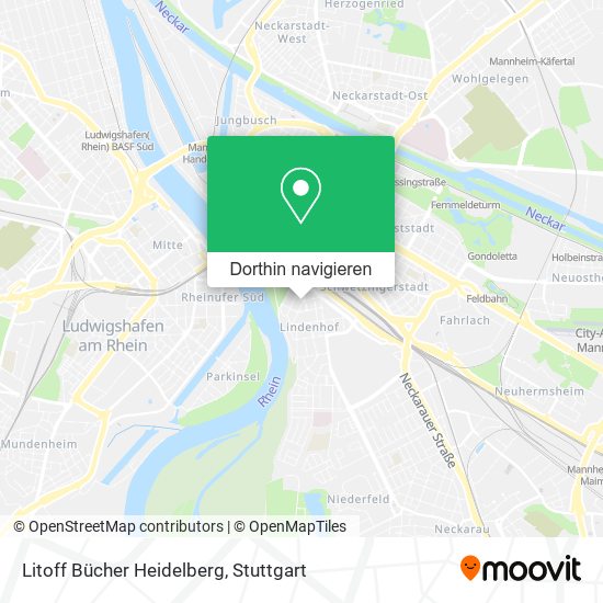 Litoff Bücher Heidelberg Karte