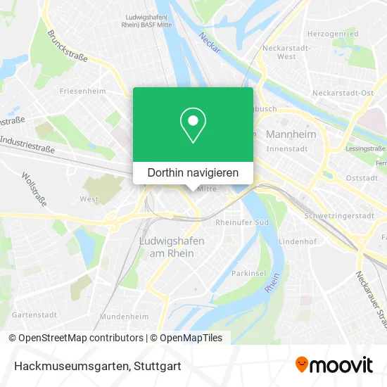 Hackmuseumsgarten Karte
