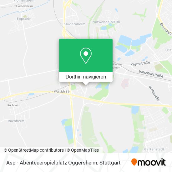 Asp - Abenteuerspielplatz Oggersheim Karte