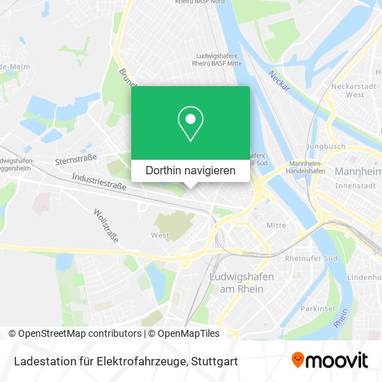 Ladestation für Elektrofahrzeuge Karte