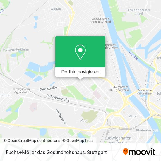 Fuchs+Möller das Gesundheitshaus Karte