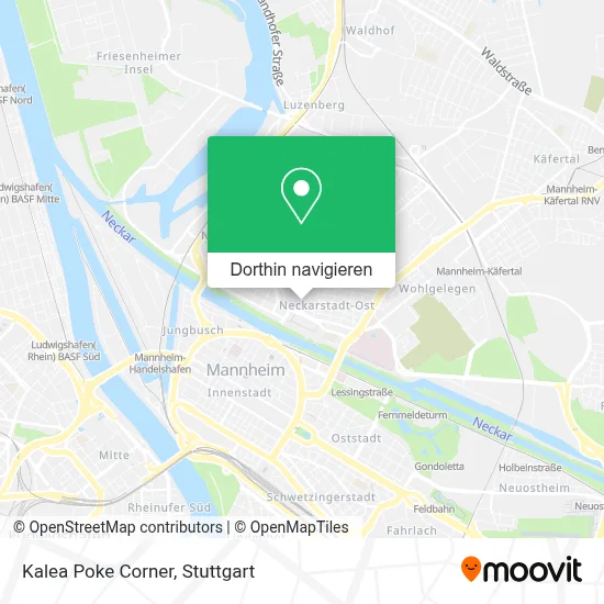 Kalea Poke Corner Karte