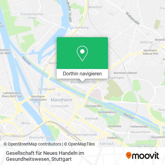 Gesellschaft für Neues Handeln im Gesundheitswesen Karte