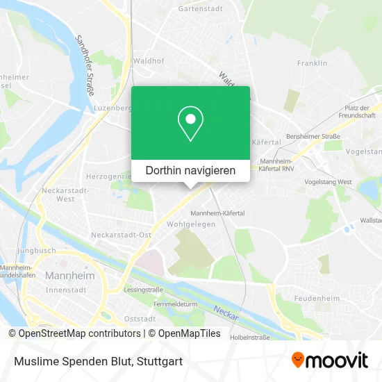 Muslime Spenden Blut Karte
