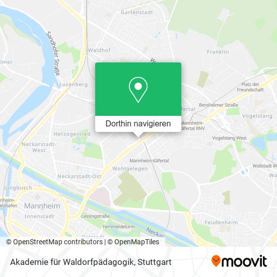Akademie für Waldorfpädagogik Karte