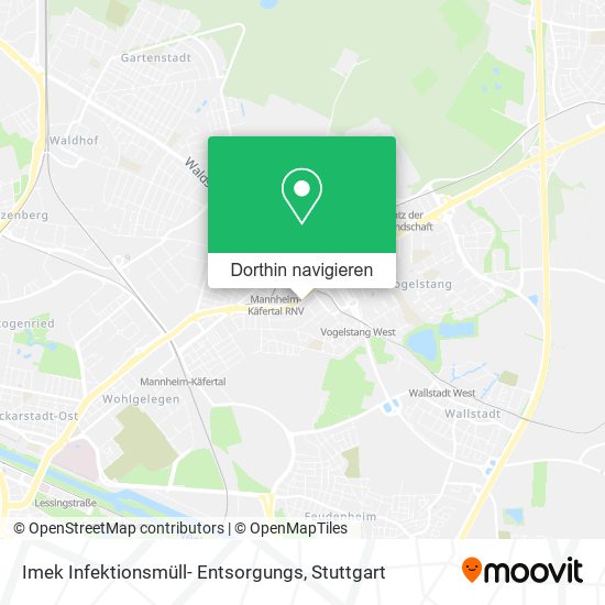 Imek Infektionsmüll- Entsorgungs Karte