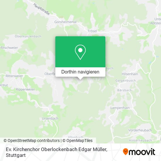 Ev. Kirchenchor Oberlockenbach Edgar Müller Karte