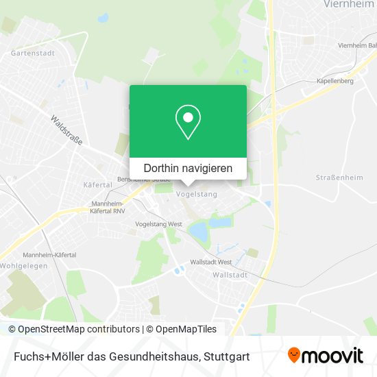 Fuchs+Möller das Gesundheitshaus Karte