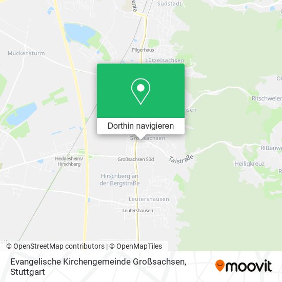 Evangelische Kirchengemeinde Großsachsen Karte