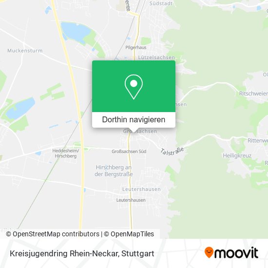 Kreisjugendring Rhein-Neckar Karte