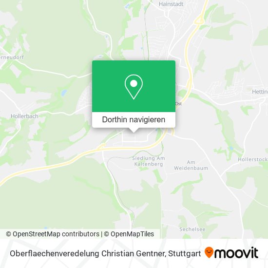 Oberflaechenveredelung Christian Gentner Karte