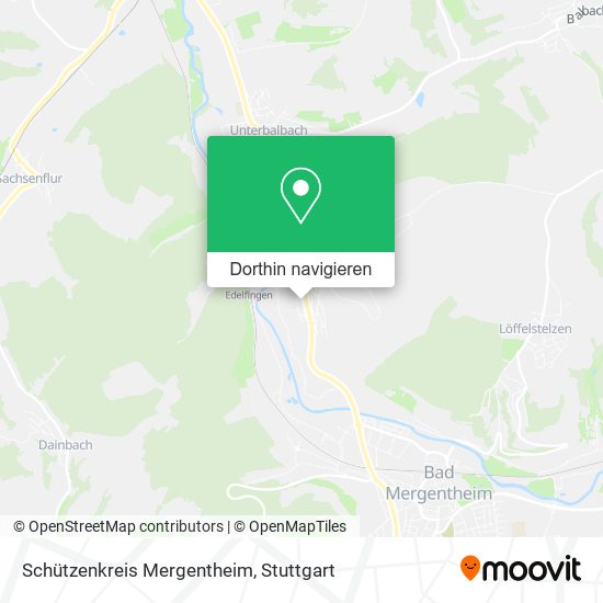 Schützenkreis Mergentheim Karte