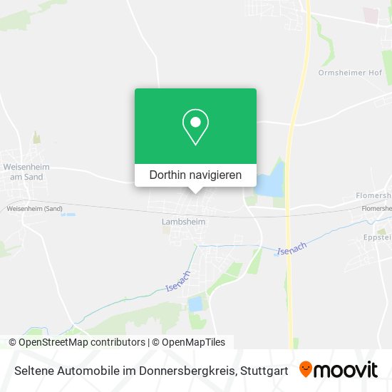 Seltene Automobile im Donnersbergkreis Karte