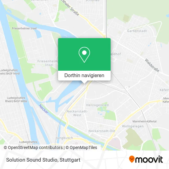 Solution Sound Studio Karte