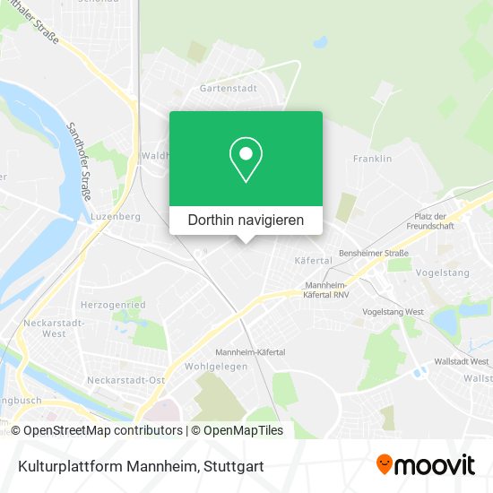 Kulturplattform Mannheim Karte