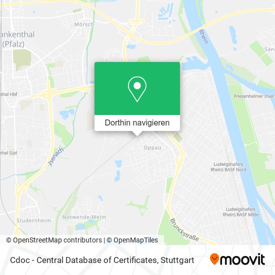 Cdoc - Central Database of Certificates Karte