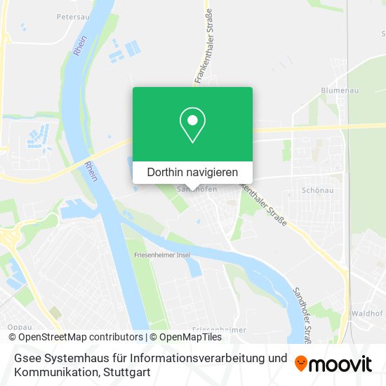 Gsee Systemhaus für Informationsverarbeitung und Kommunikation Karte