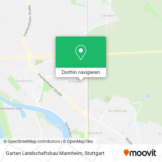 Garten Landschaftsbau Mannheim Karte