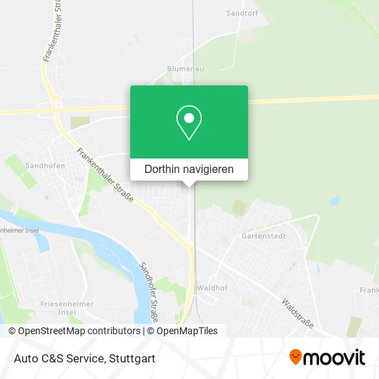 Auto C&S Service Karte