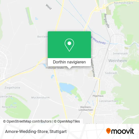 Amore-Wedding-Store Karte