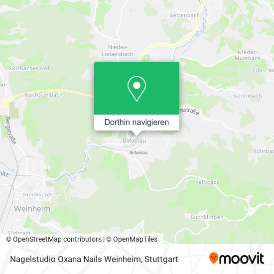 Nagelstudio Oxana Nails Weinheim Karte