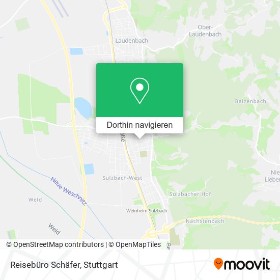 Reisebüro Schäfer Karte