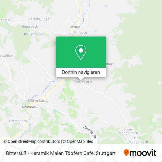 Bittersüß - Keramik Malen Töpfern Cafe Karte