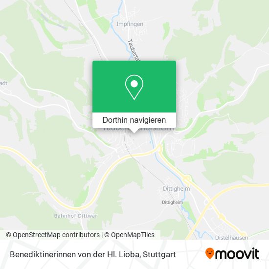 Benediktinerinnen von der Hl. Lioba Karte