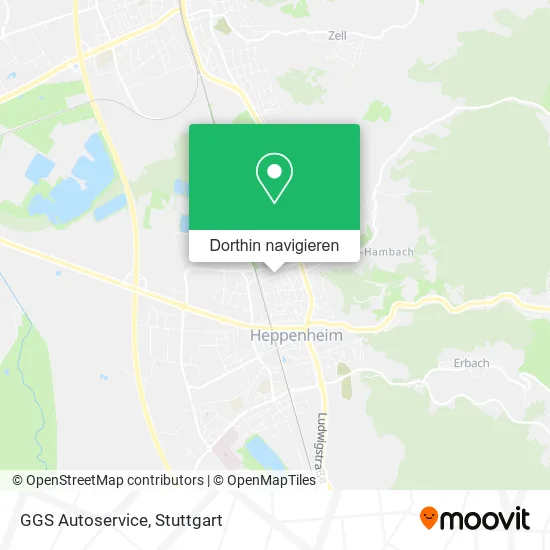 GGS Autoservice Karte