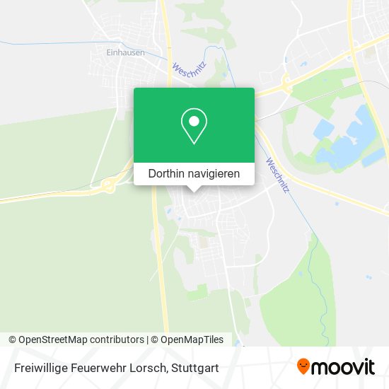 Freiwillige Feuerwehr Lorsch Karte