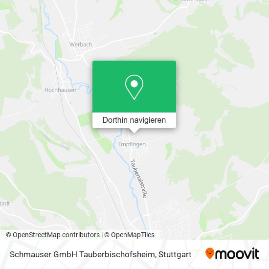 Schmauser GmbH Tauberbischofsheim Karte
