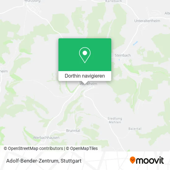 Adolf-Bender-Zentrum Karte