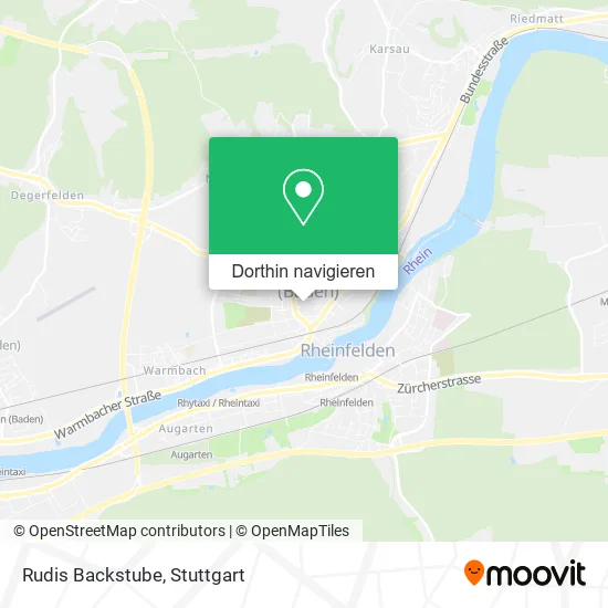 Rudis Backstube Karte