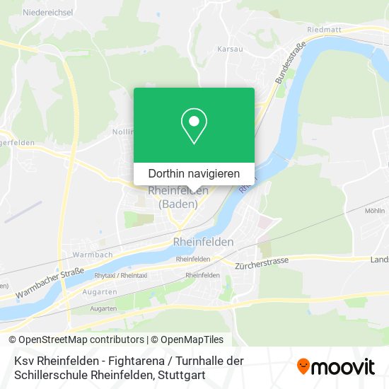 Ksv Rheinfelden - Fightarena / Turnhalle der Schillerschule Rheinfelden Karte