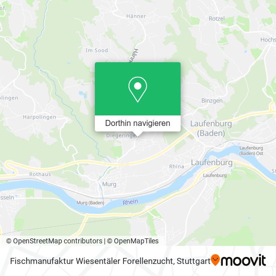 Fischmanufaktur Wiesentäler Forellenzucht Karte