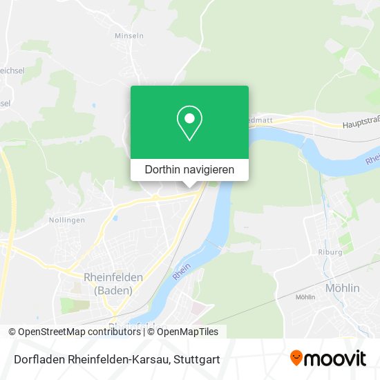 Dorfladen Rheinfelden-Karsau Karte