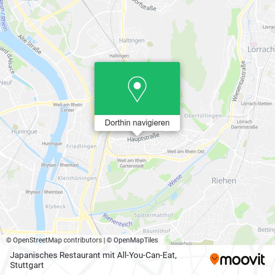 Japanisches Restaurant mit All-You-Can-Eat Karte