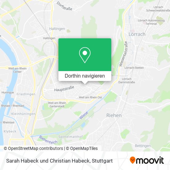 Sarah Habeck und Christian Habeck Karte
