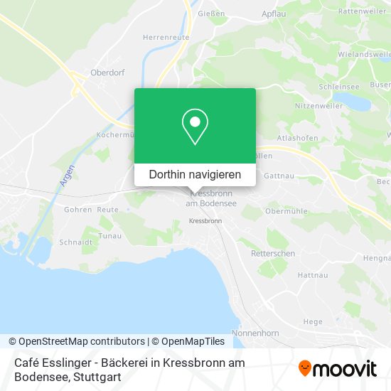 Café Esslinger - Bäckerei in Kressbronn am Bodensee Karte
